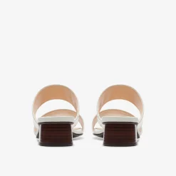 Serina 35 Mule Off White Leather