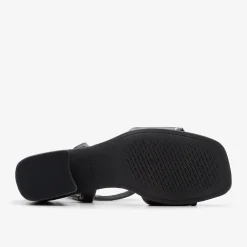 Siara 65 Buckle Black Leather