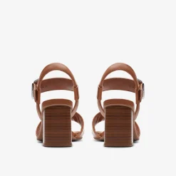 Siara 65 Buckle Tan Leather