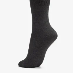 Solid Dress Crew Charcoal