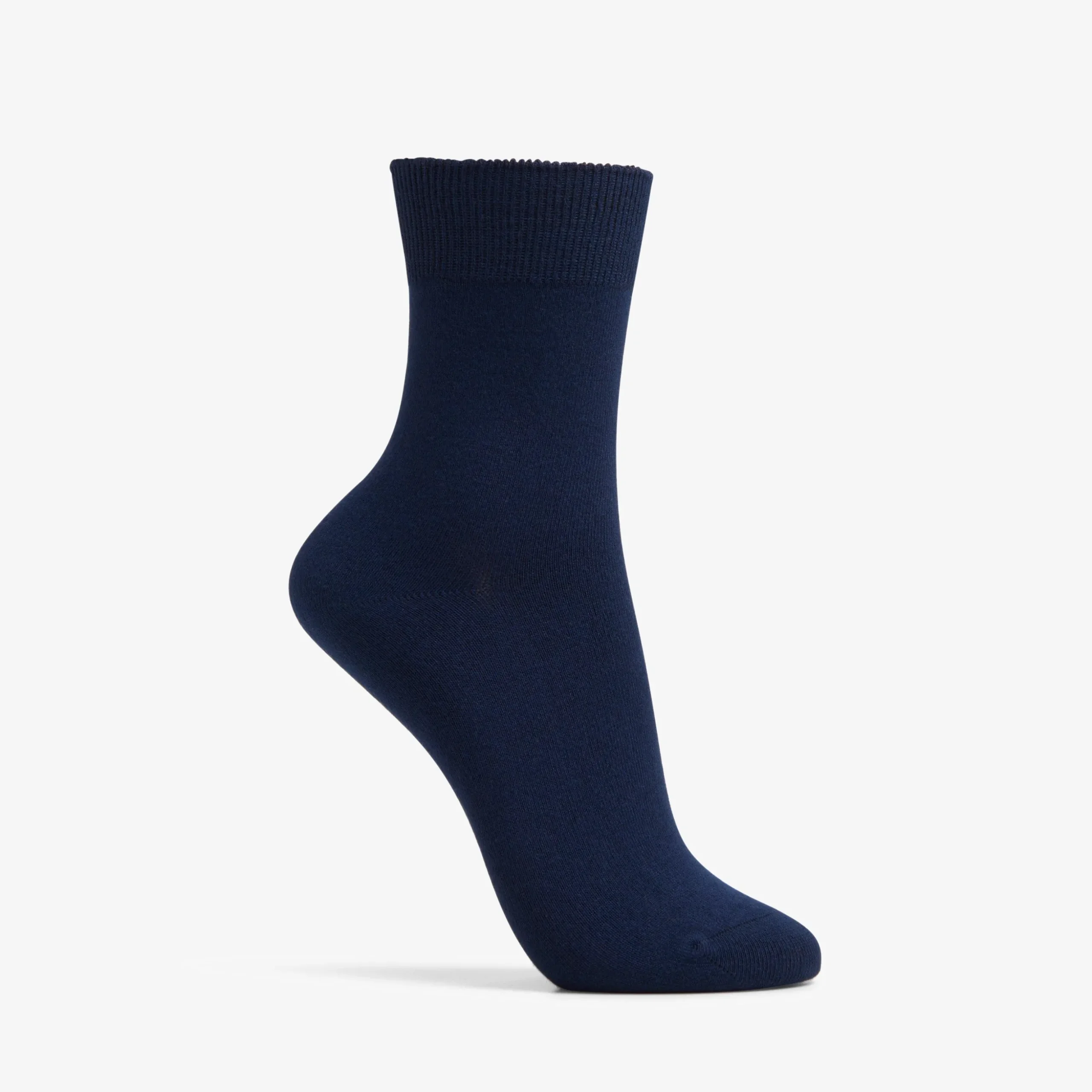 Solid Dress Crew Navy