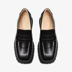 Stayso Edge Black Leather