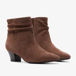 Teresa Skip Taupe Suede