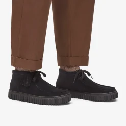 Torhill Hi Black Suede