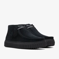 Torhill Hi Black Suede