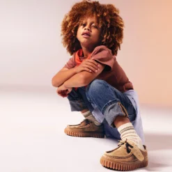 Torhill Lo Kid Dark Sand Suede