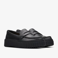 Torhill Penny Black Leather