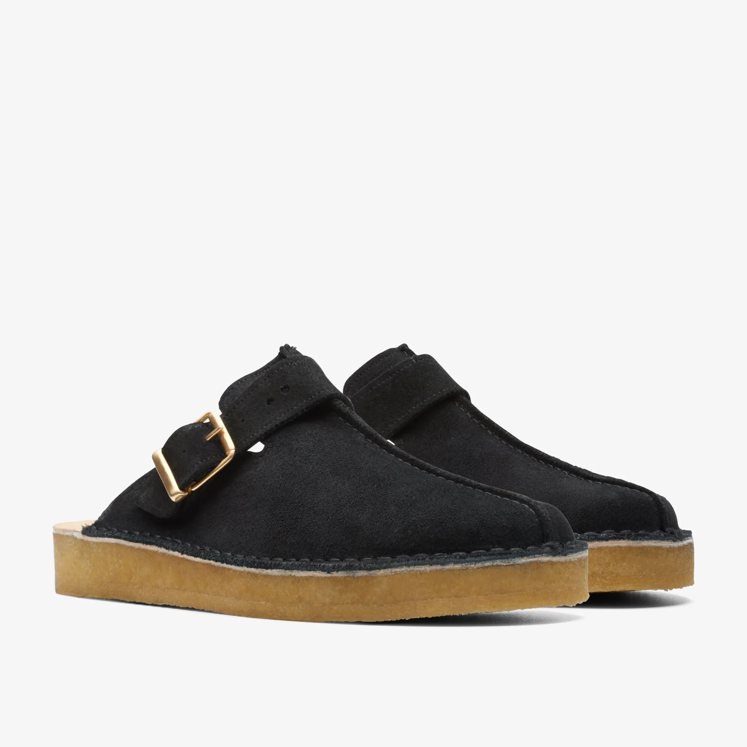 Trek Mule Black Suede