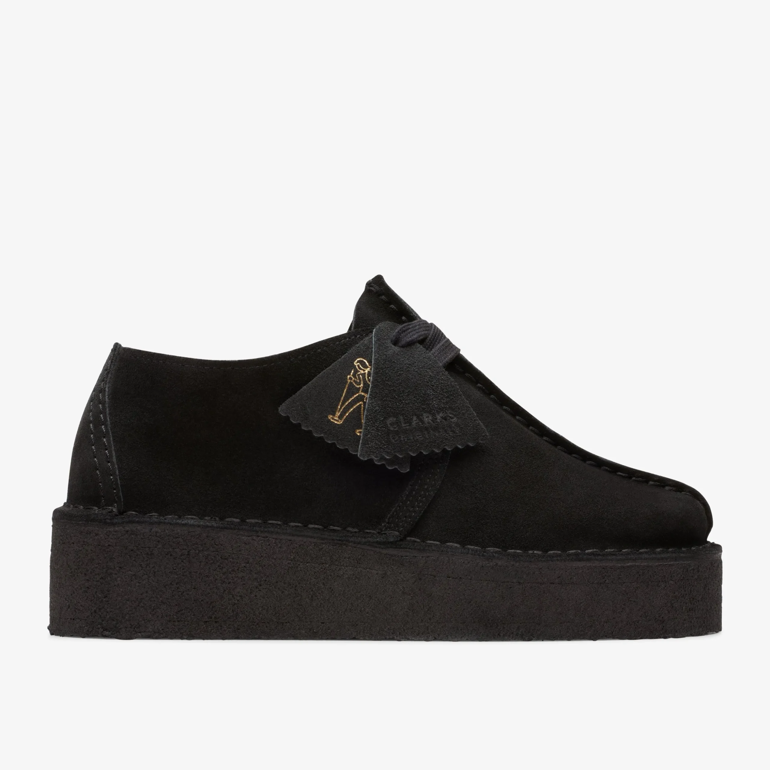 Trek Wedge Black Suede