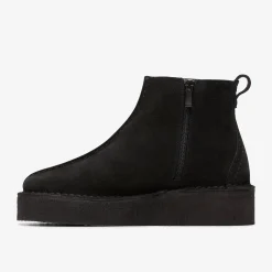 Trek Wedge Boot Black Suede