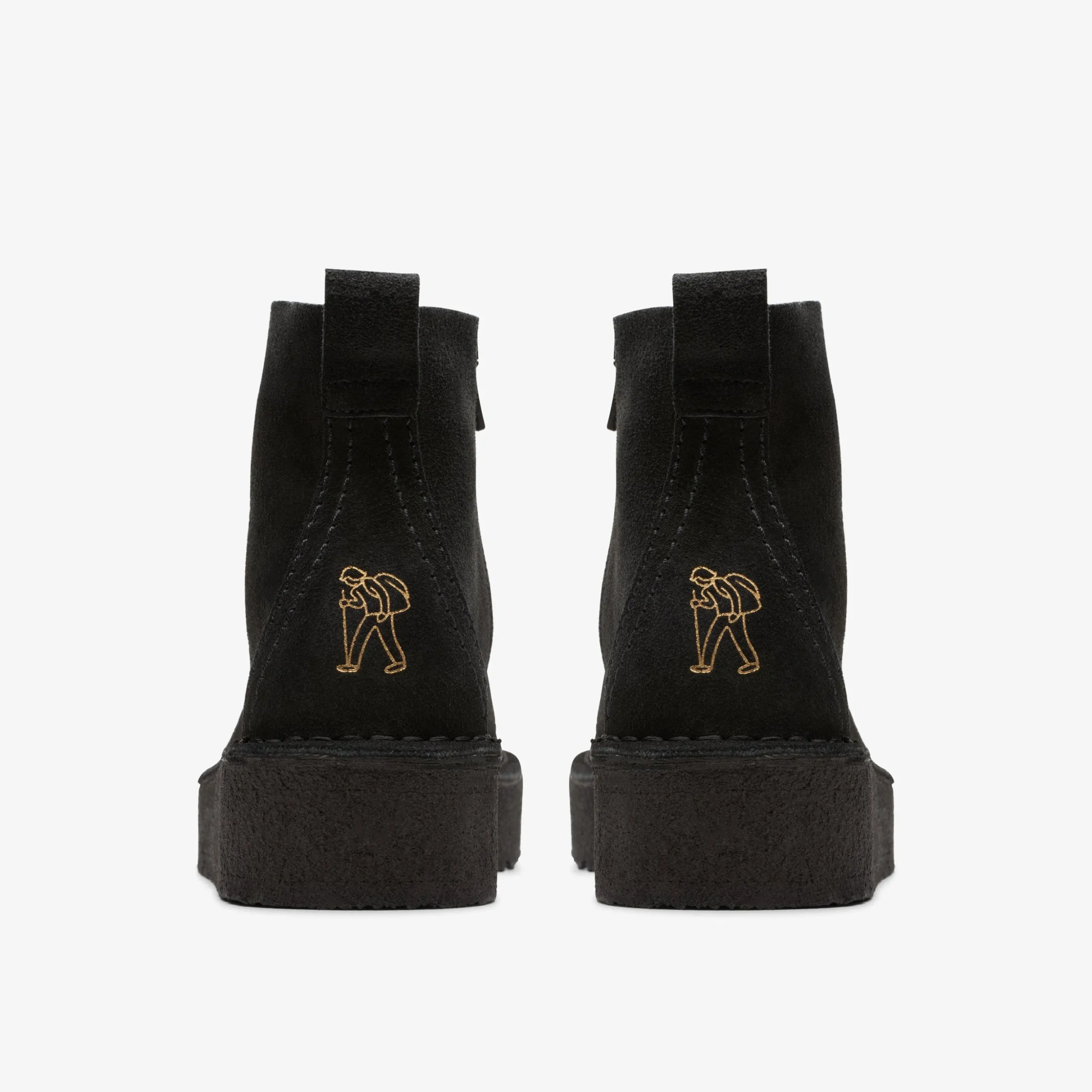 Trek Wedge Boot Black Suede