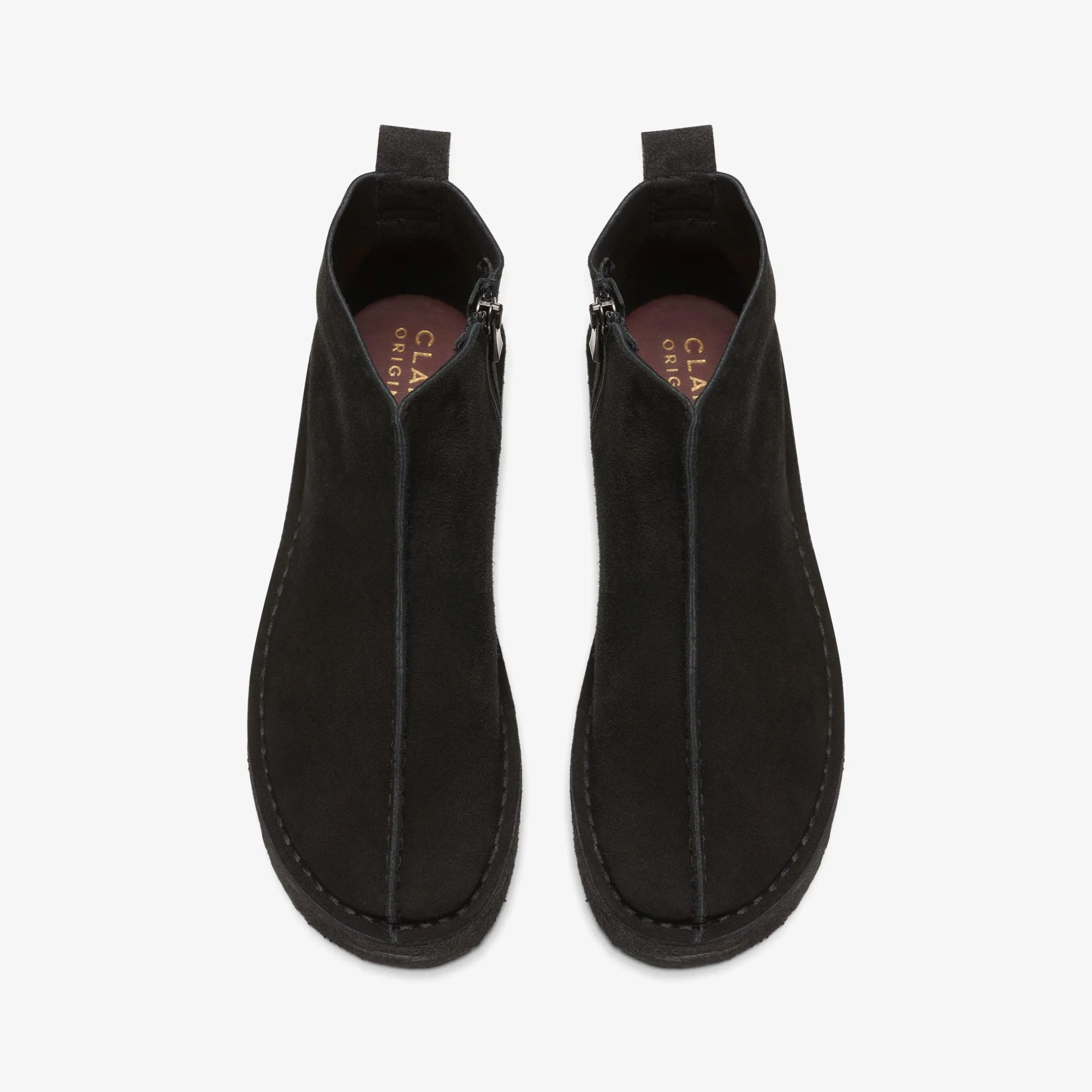 Trek Wedge Boot Black Suede