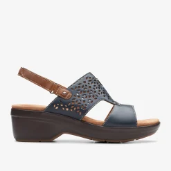 Tuleah Sun Navy Leather