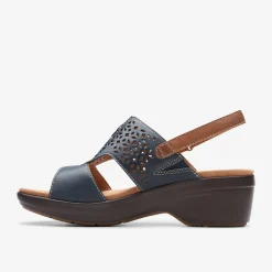 Tuleah Sun Navy Leather