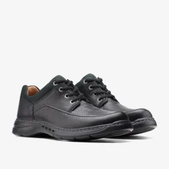 Un Brawley Lace Black Leather