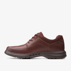 Un Brawley Lace Mahogany Leather