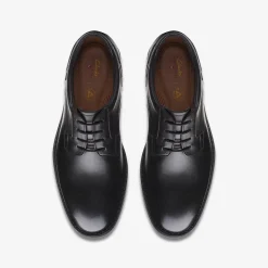 Un Hugh Lace Black Leather