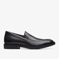 Un Hugh Step Black Leather