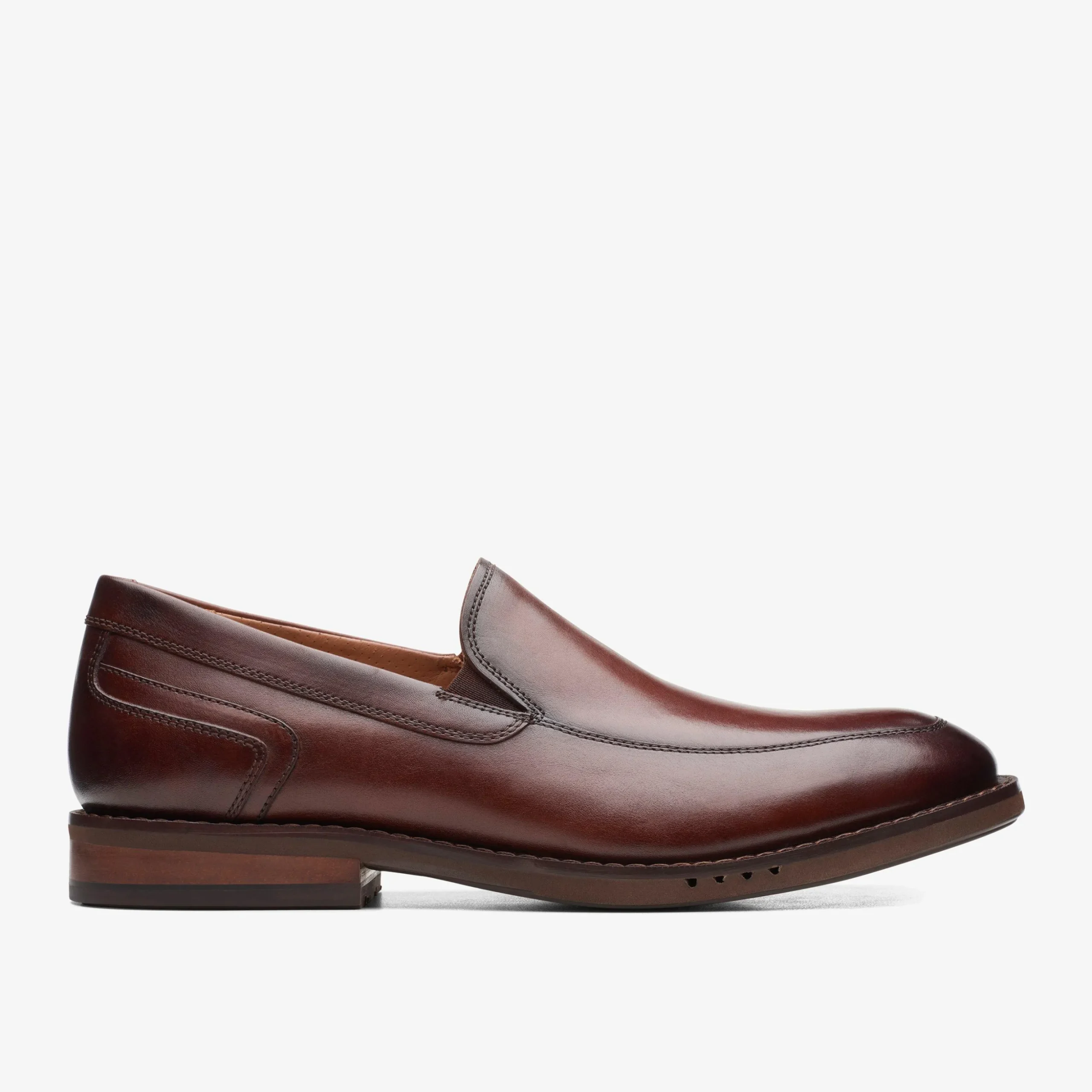Un Hugh Step Brown Leather