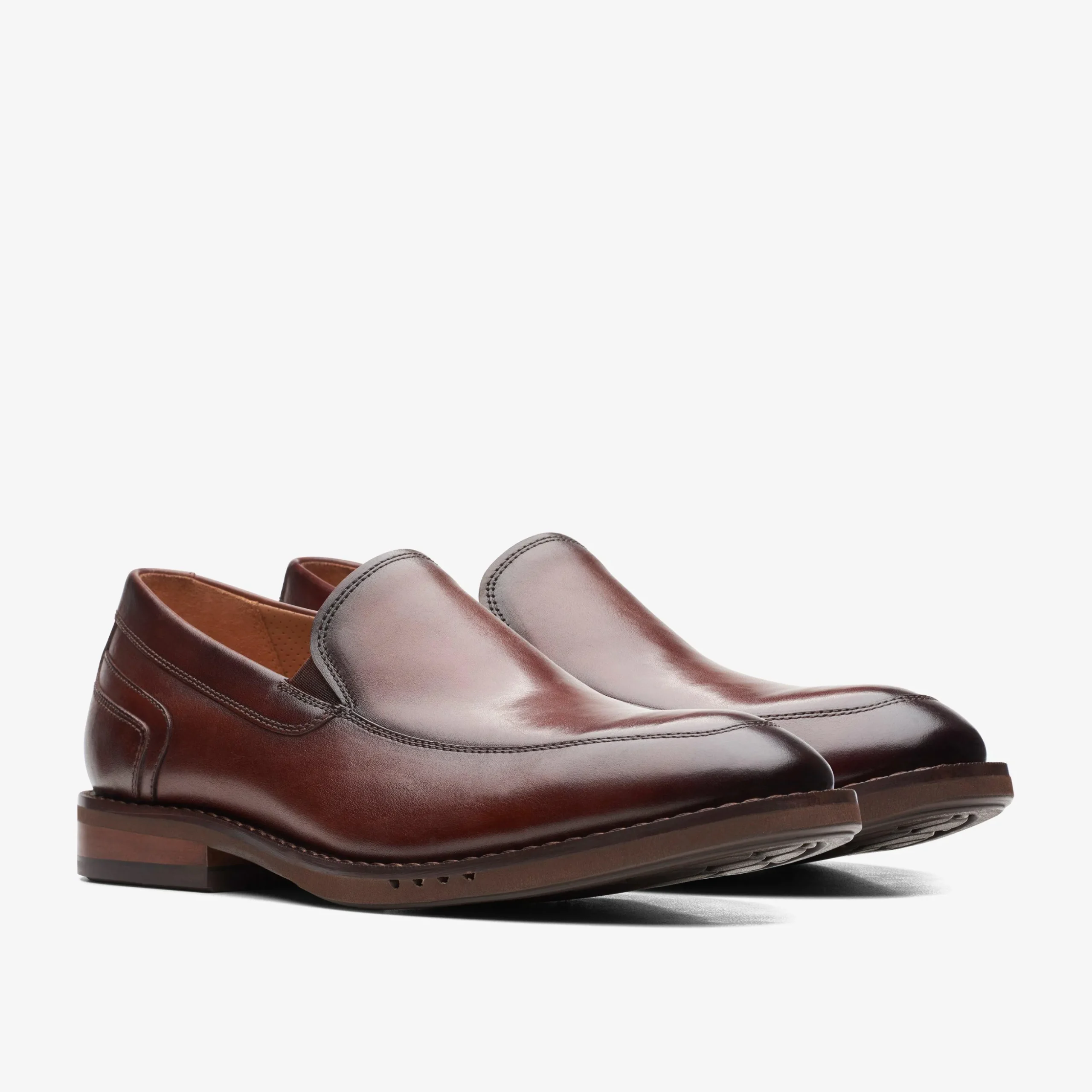 Un Hugh Step Brown Leather