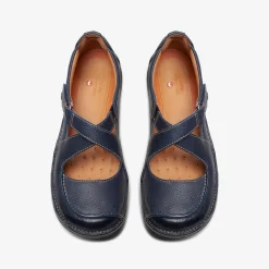 Un Loop Strap Navy Leather