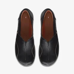 Un Loop Stride Black Leather
