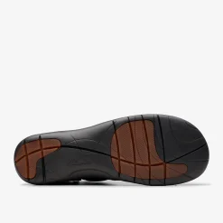Un Loop Up Black Leather