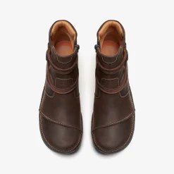 Un Loop Up Dark Brown Leather