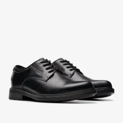 Un Shire Low Black Leather