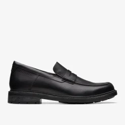 Un Shire Step Black Leather