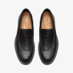 Un Shire Step Black Leather