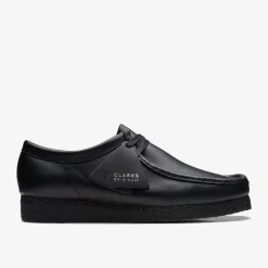 Wallabee Black Leather