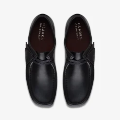 Wallabee Black Leather