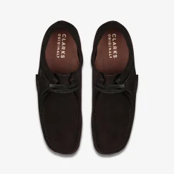 Wallabee Black Suede