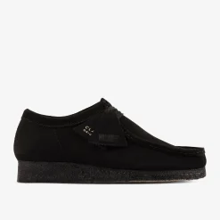 Wallabee Black Suede