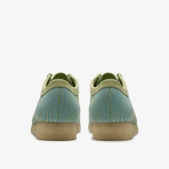 Wallabee Blue/Lime Print