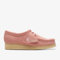 Wallabee Blush Pink Suede