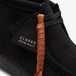 Wallabee Boot Black Suede