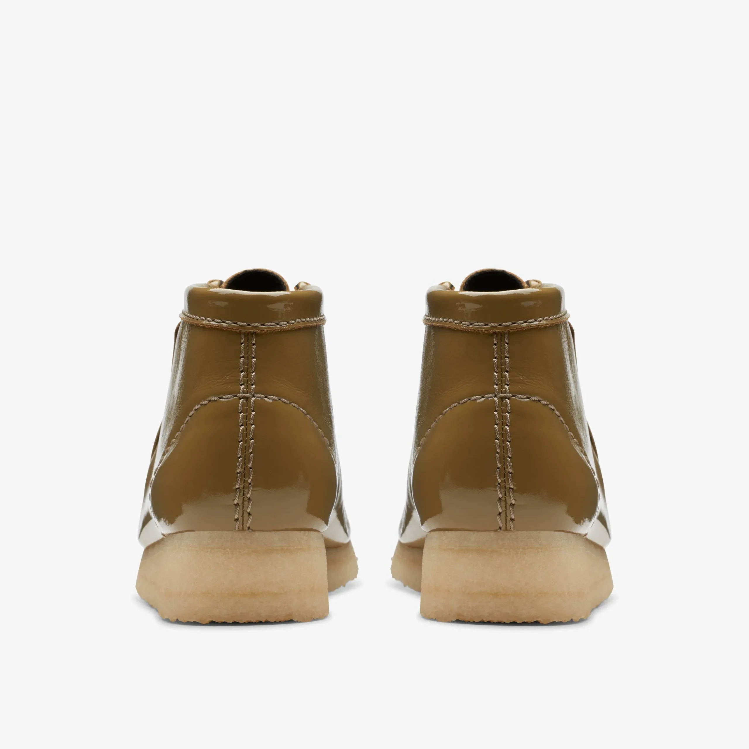 Wallabee Boot Dark Olive Patent