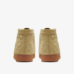 Wallabee Boot Older Beige Check