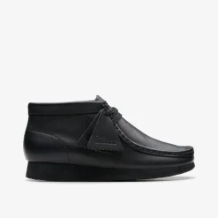 Wallabee Boot Older Black Leather