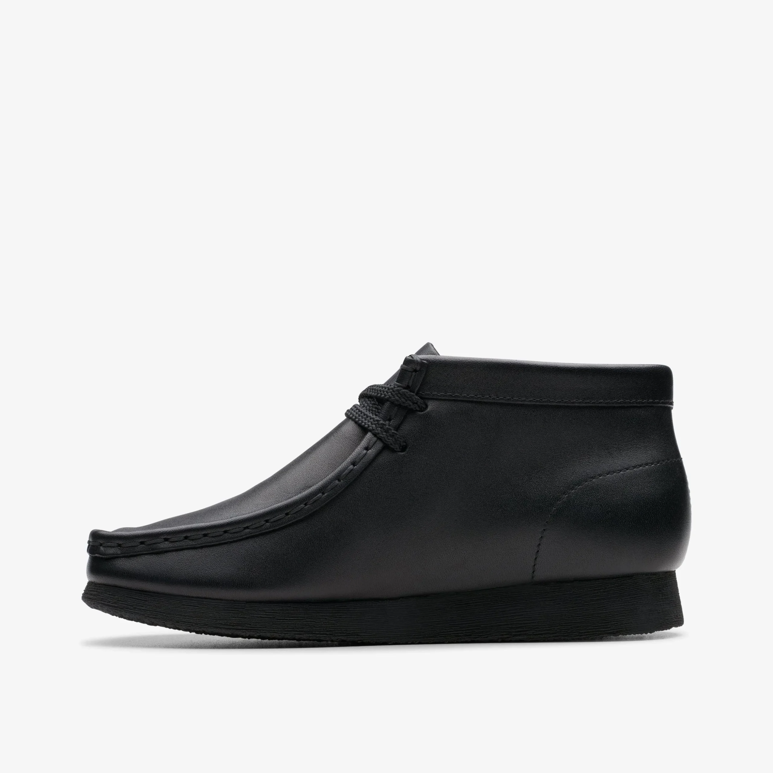 Wallabee Boot Older Black Leather