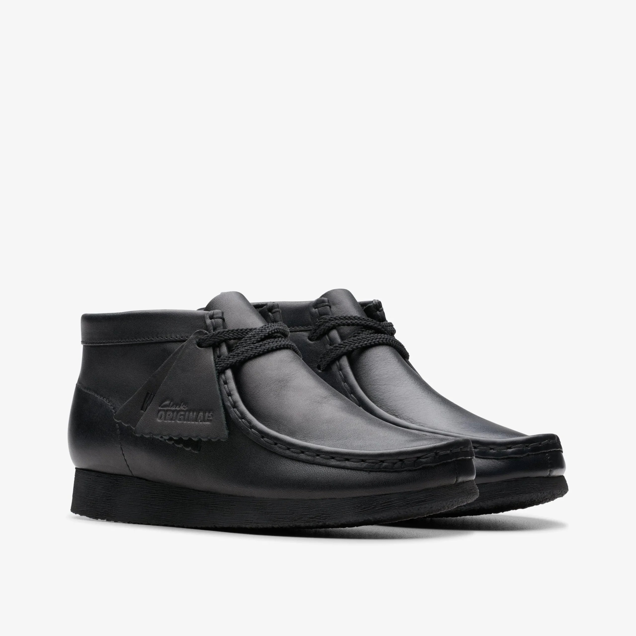 Wallabee Boot Older Black Leather