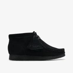 Wallabee Boot Older Black Suede