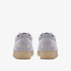 Wallabee Cloud Grey Embroidery