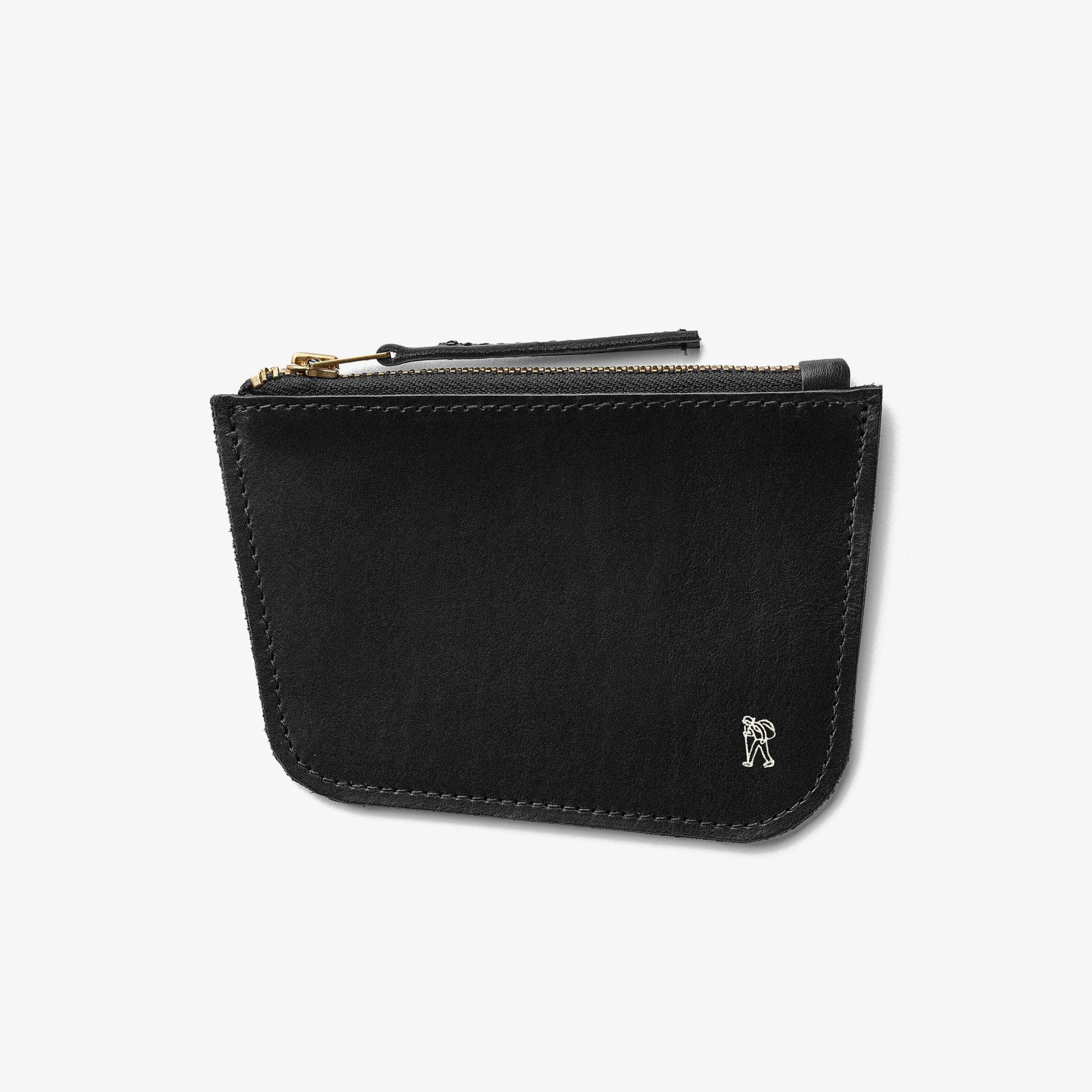Wallabee Coin Black Leather