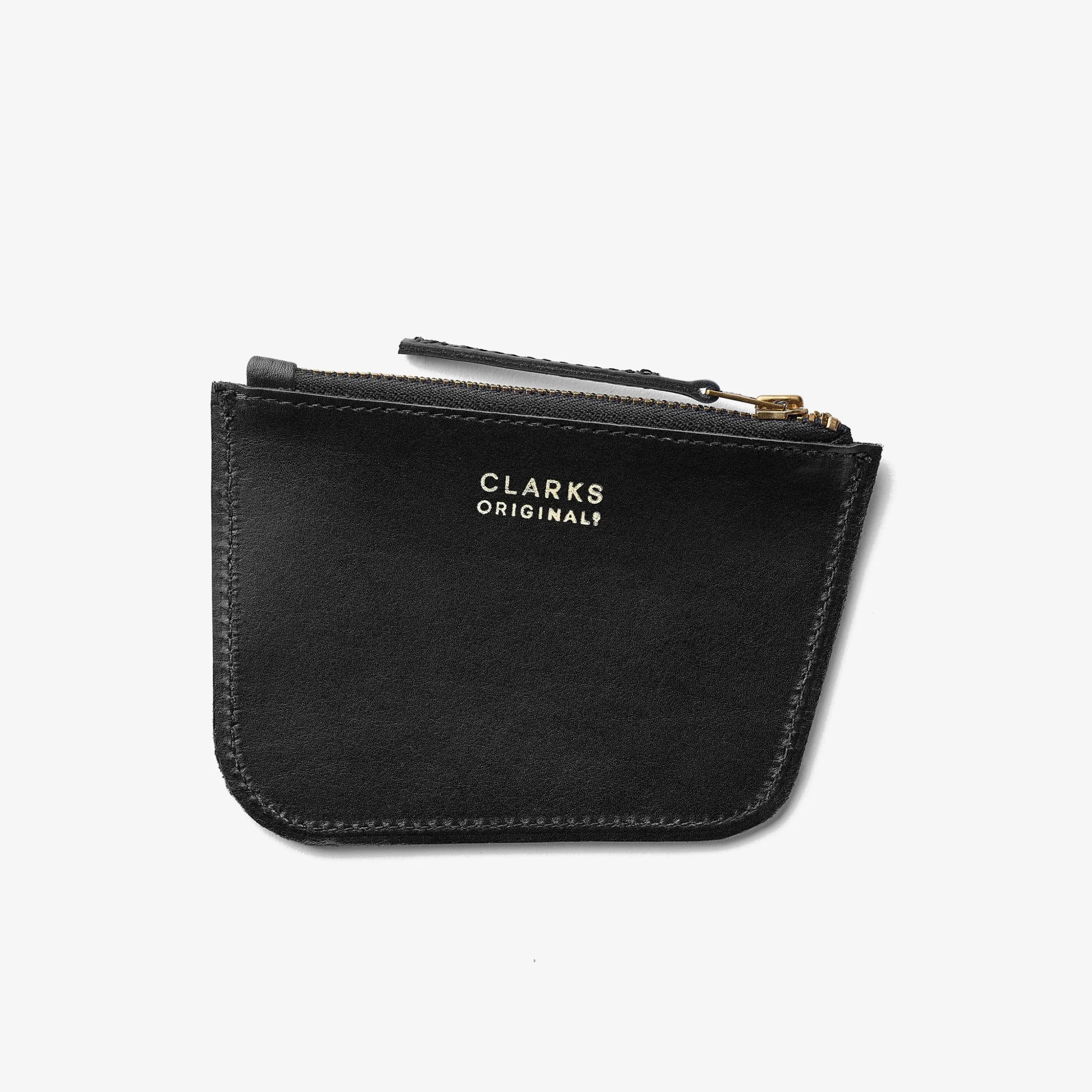 Wallabee Coin Black Leather