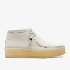 Wallabee Cup Boot White Nubuck
