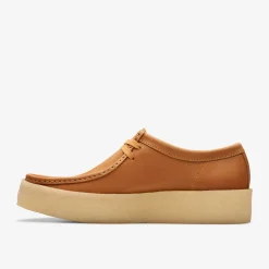 Wallabee Cup Mid Tan Leather