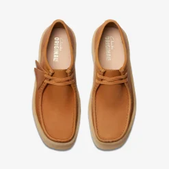 Wallabee Cup Mid Tan Leather